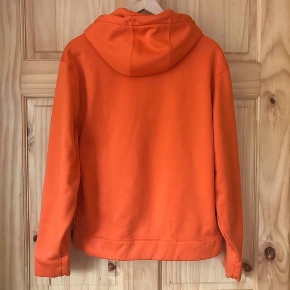 Under Armour loose fit orange pullover hoodie size small - Picture 6 of 7